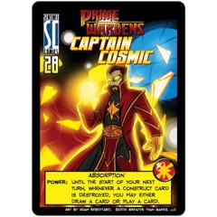 Sentinels of the Multiverse: Prime Warden CAPTAIN COSMIC Promo card (2015)